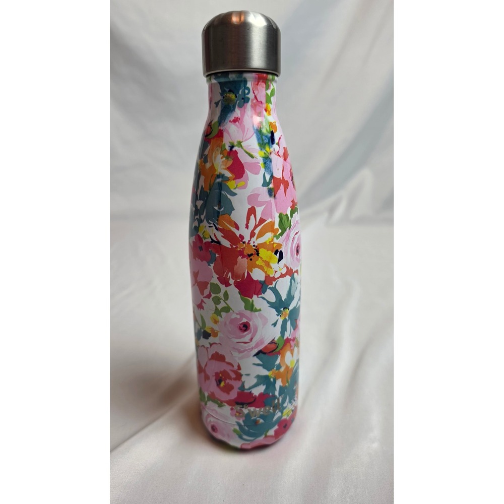 S'well Original 17oz Stainless Steel Water Bottle Spring Bloom Floral Insulated